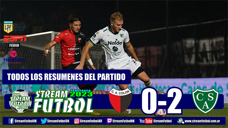 Colón SF 0 – Sarmiento 2