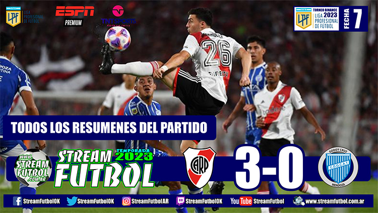 River Plate 3 – Godoy Cruz 0
